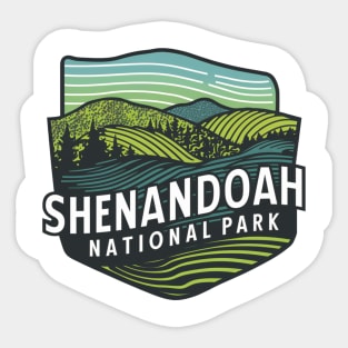 Shenandoah National Park Emblem Sticker